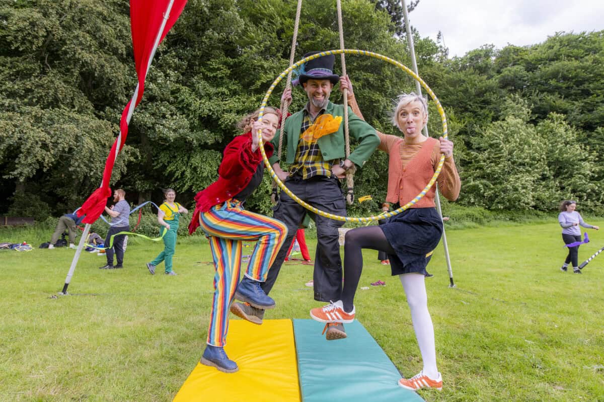 Moray Flying Circus core team (photo Mark Richards)