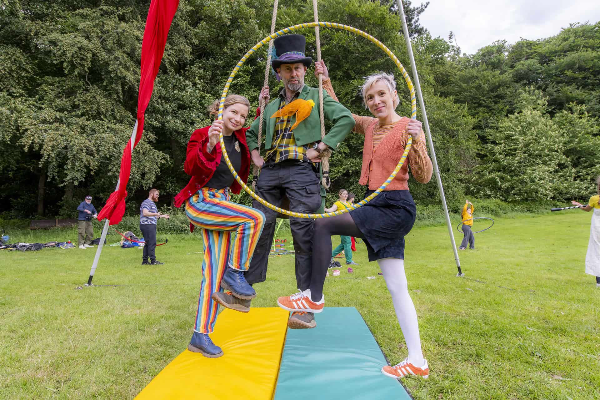 Moray Flying Circus core team (photo Mark Richards)